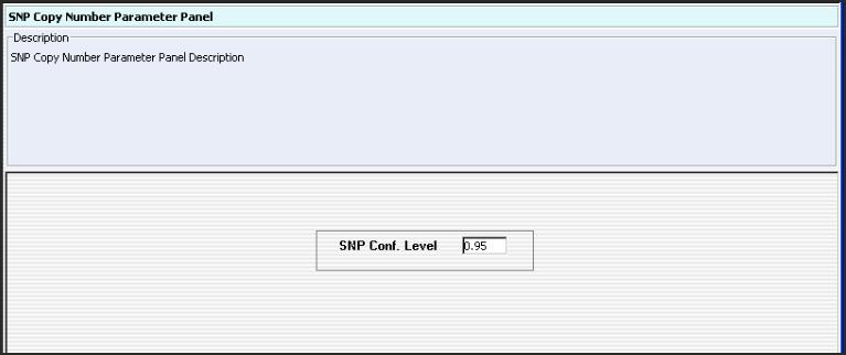 4 Workflow Reference SNP Copy Number Parameter Panel Browse Output location same as Image FE default parameters being used Click this button to browse for the folder where you want to save the FE