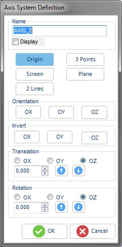 7 - Creating Axis and Wireframe Entities 7.1 - Creating Axis Systems 7 - Creating Axis and Wireframe Entities 7.1 - Creating Axis Systems You can create an axis system, e.g. to prepare the part for machining.