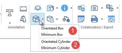 6 - Analysis, Annotation and Measurements 6.2 - Bounding Box Depending on your part, you may wish to change the draft angle values that are displayed by default when opening the dialog box.
