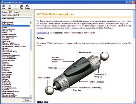 Measurement and diagnosis software Ballbar 20 software Just like the QC20-W ballbar, Ballbar 20 software is powerful and easy to use.