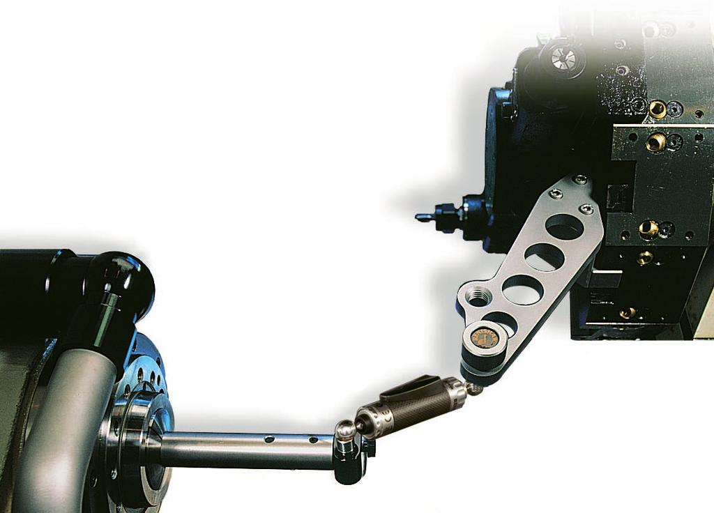 Lathe accessory kit The lathe adaptor kit allows you to perform 360, 100 mm radius ballbar tests on a lathe.
