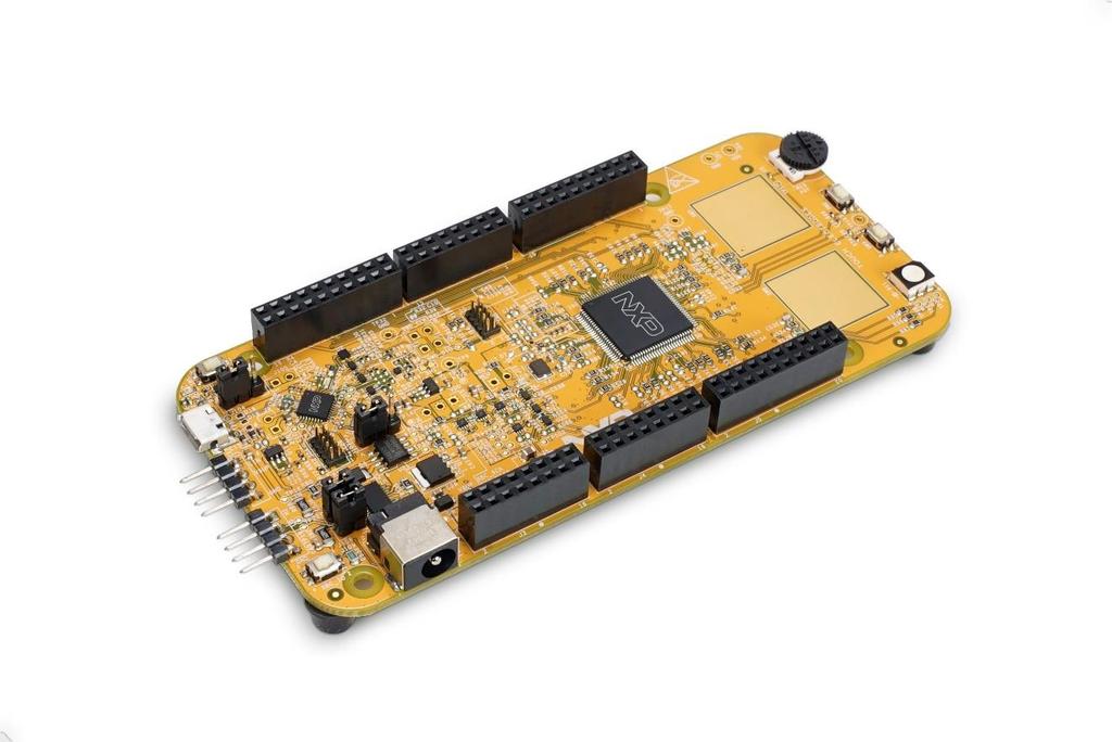 S32K142 EVB Features: Supports S32K142 and S32K144 100LQFP Small form factor size supports up to 6 x 4 Arduino UNO footprint-compatible with expansion shield support Integrated open-standard serial