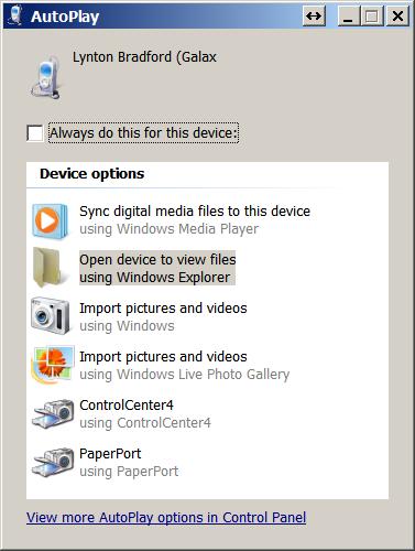 Copying photos to Computer with cable Connect a USB to Micro USB cable from phone or tablet to