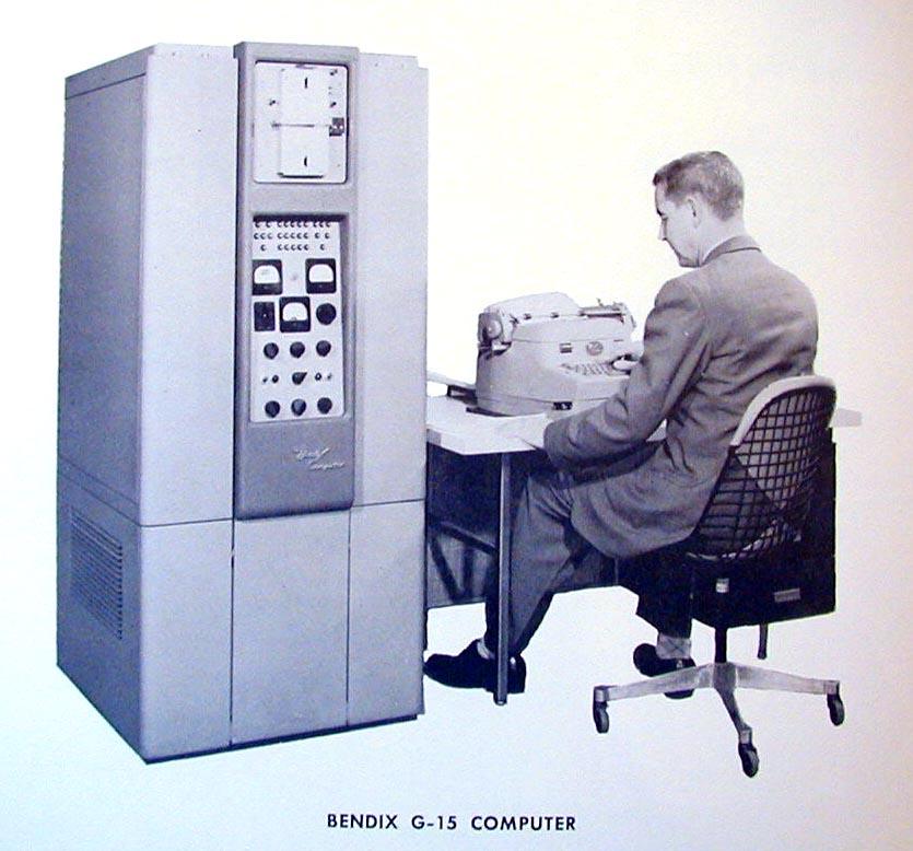 1956 Bendix G-15 Base system: $49,000; with peripherals: $60,000 Weighed 950 lbs Chief
