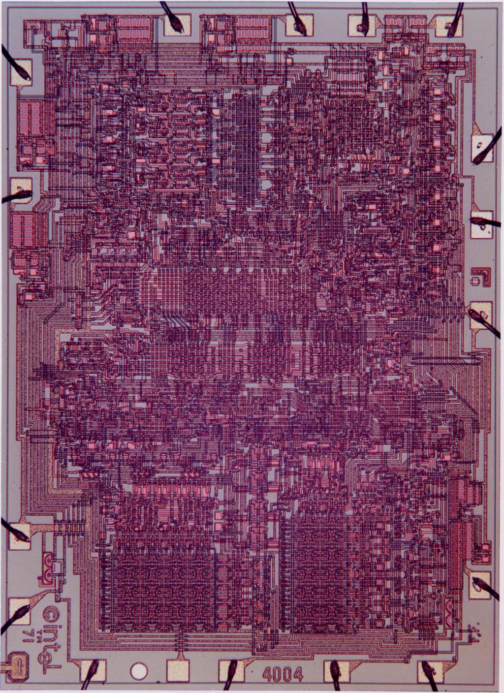 1971 Intel 4004 Microprocessor