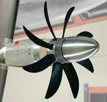 2 Aircraft Propeller Testing Multichannel telemetry systems are also available to measure static and dynamic strain on aircraft propeller blades.