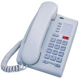 1110 IP Deskphone single line IP phone with backlit, pixelbased display for lobbies and common areas.