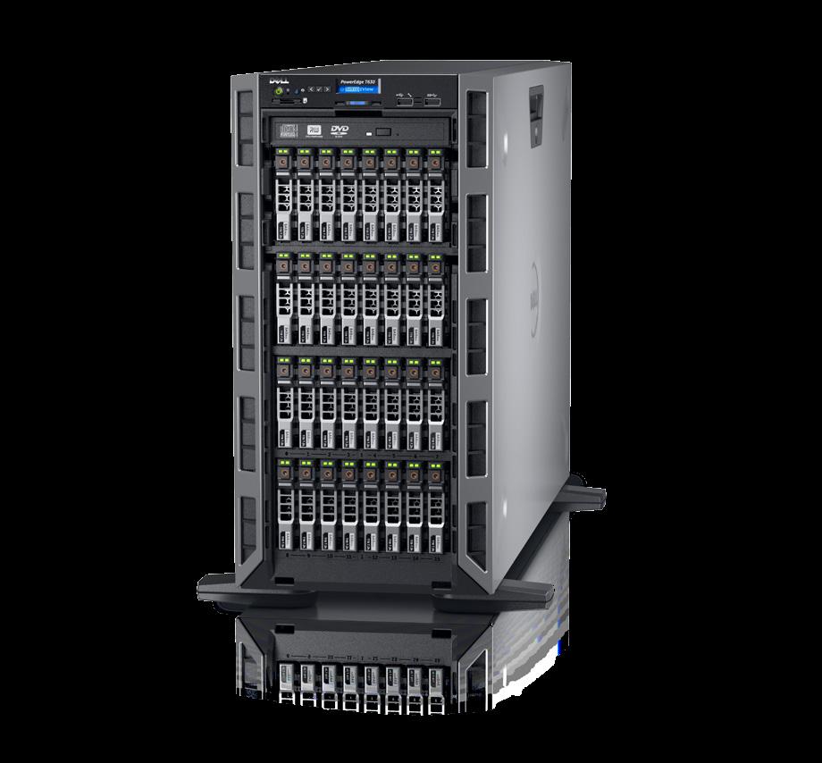 PowerEdge T630 The Dell PowerEdge T630 rackable tower server delivers ultimate two-processor performance, versatility and availability for a wide range of demanding workloads in small and medium