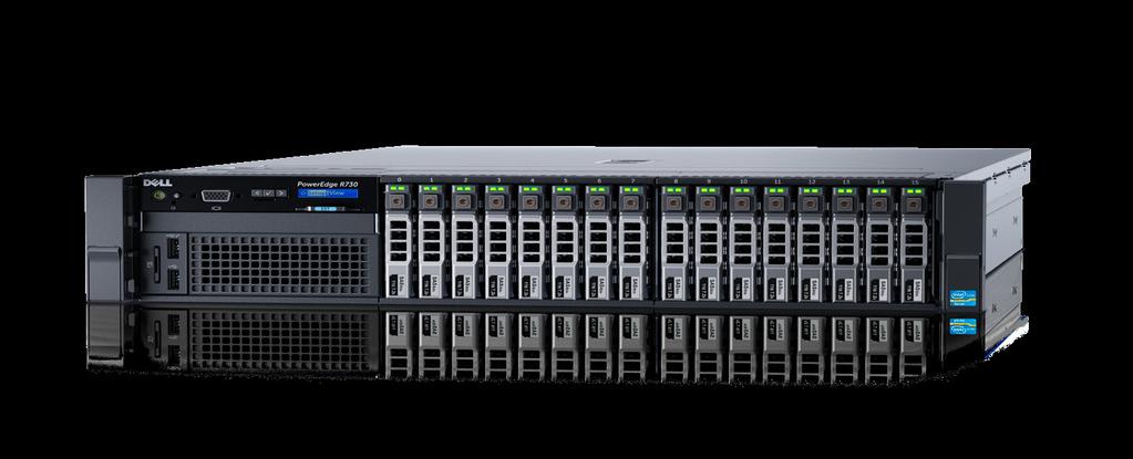 PowerEdge R730 A highly versatile, two-socket 2U rack server with impressive processor performance, a large memory footprint, extensive I/O options and a choice of dense, highperformance storage or