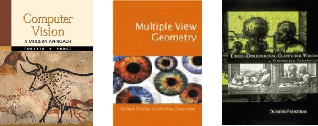 Useful Texts Multiple View Geometry in Computer Vision Richard Hartley, Andrew Zisserman Computer Vision: A Modern Approach