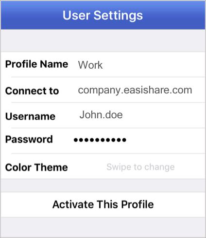 3. Profiles EasiShare s multi-profiles feature allows you add up to 5 profiles in one application.