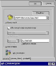 right click on the icon for the new connection contained in the Dial-Up Networking window and