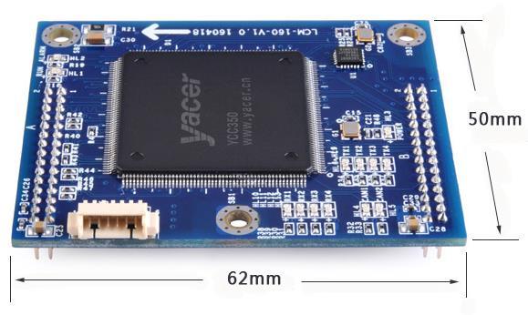 1 Overview 1.1 Introduction The Yacer LCM-160 low-power embedded communication module, provides dual multi-protocol synchronous/asynchronous serial ports, and dual universal asynchronous serial ports.