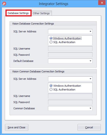 Configuration Data Automator Service Settings (Receiver Service) The Data Automator Service Settings service is used to configure the software with the Message Queue Service and the SQL Server where