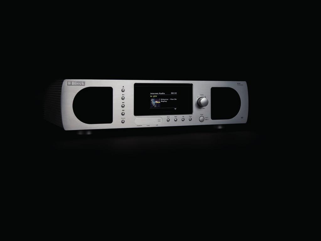 Datasheet BB-100 MKII COLORS Black & Silver Output (RMS @ 8 Ohm): Display: Speaker: Multiroom: Analog inputs: Digital inputs: Analoge Outputs: Internet radio: 2 x 25 Watt (4 Ohm)