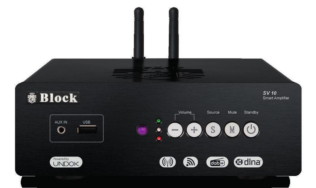 Datasheet SV-10 COLORS Black Analog inputs: 3,5 mm AUX In Stereo 650 mv Digital inputs: USB Output: 2x 20 Watt Total harmonic distortion: < 0,05% (@ 1 Watt) > 80 db Frequency: 20 Hz - 20 KHz @ -3 db