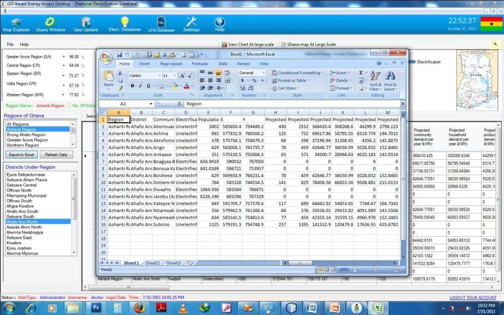 Export Data into other format Such as Excel work sheets 3.
