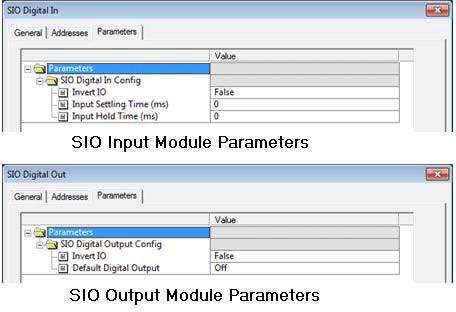 SIO Digital In/Out Module Parameters 3.7.1.2. SIO Digital In/Out Module Parameters Use the appropriate procedure to configure SIO digital in/out module parameters. STEP 7 V5.