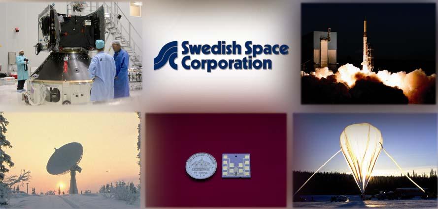 Industrial Consortium Heritage Swedish Space SpaceCorporation End-to-end experience and knowledge of space systems, covering the entire range from feasibility