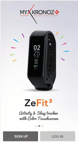 can set-up your ZeFit