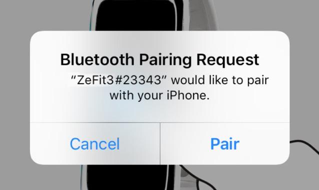 from the list of available devices You will receive a pairing request on your mobile phone, accept it A pairing request will be displayed on