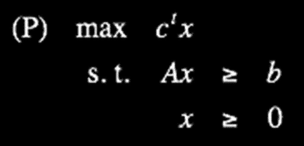 No x 2, xy, arccos(x), x(1 x), etc. Simplex algorithm.