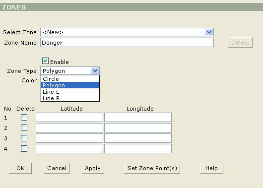Create Zones 33 Zones are a similar concept to Areas, but more specific and designated by longitude and latitude measurements. Zones also serve as the basis for Reports and Alarms.