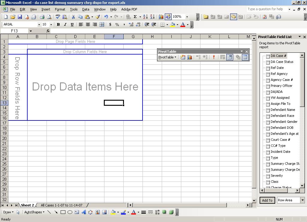 5. (Optional Step) Click Next. Step 2 of 3 appears. Excel is very smart and has selected the correct Range of data to use. Click Next. 6. (Optional Step) Step 3 of 3 appears.