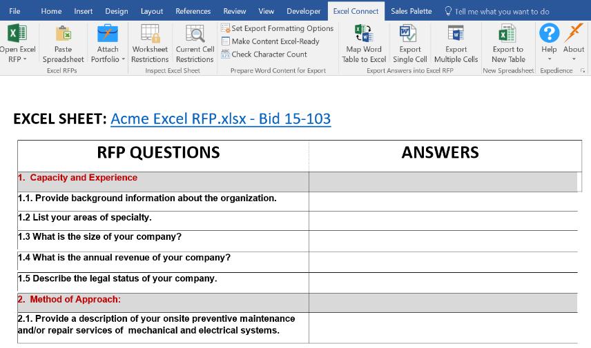 Excel Connect will insert the copied sheet into a Word document, prefaced with a hyperlink back to the original.