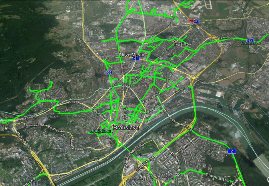 VNET FIBER NETWORK in Bratislava 120 km fiber network in BA CISCO technology All