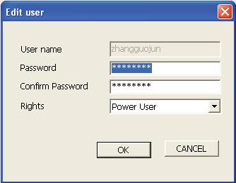 which user name is SYSTEM with no password.