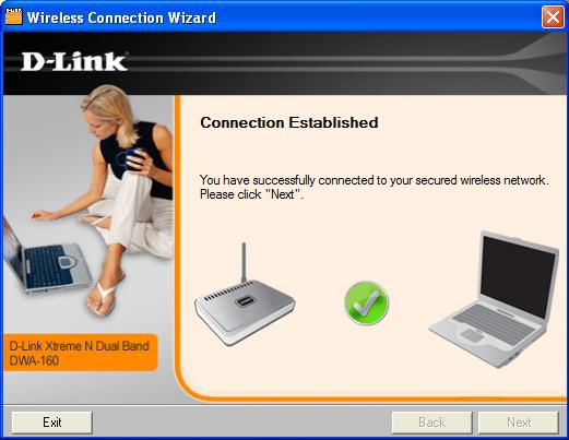 Section 2 - Installation Push Button Configuration (PBC) To connect to your network using the WPS push button configuration method, click the virtual button as shown in the screenshot.