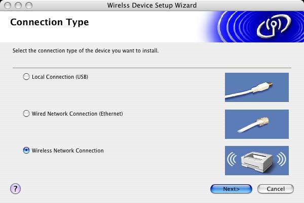 STEP 2 Installing the Driver & Software 9 Your machine will now try to connect to your wireless network using the information you have entered. If successful, Connected will appear briefly on the LCD.