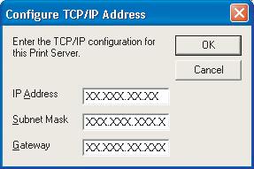 TCP/IP. 2 Click Devices, then Search Active Devices. BRAdmin searches for new devices automatically.