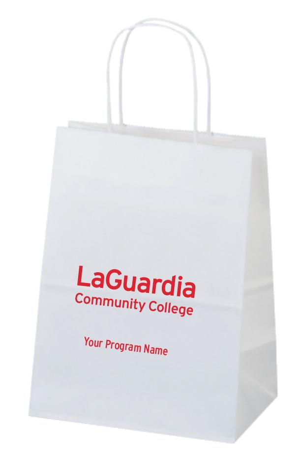 art: LAGCC wordmark & custom line note: minimum order-250 bags, in multiples of 250 can