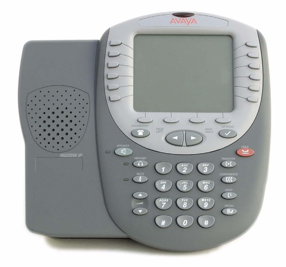 Introducing Your 4622SW IP Telephone Figure 1: 4622SW IP Telephone 1 2 3 3 4 5 7