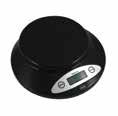 AMERICAN WEIGH SCALES s 5K-BOWL Black 72178 20 per case 814859010840 Large 2 liter kitchen bowl scale Round plastic removable bowl for weighing loose ingredients or liquids included.