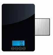 AMERICAN WEIGH SCALES s NB2-5K Black 72202 Nutritional Scale Box, 814859011823 Nutribalance nutritional scale, contains data on over 999 different food items Glass touch-screen panel to enter the
