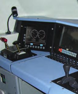 Reliability in these conditions is critical. Displays provide the train driver with many types of information about controlling the train, as well as status.