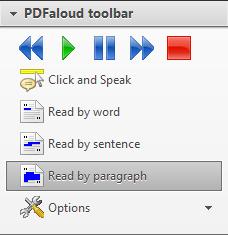 Reading PDF s Reading a PDF is slightly different to reading a Word document. To read a PDF document, you have to open it from the Read & Write Toolbar. Follow the steps below: 1.