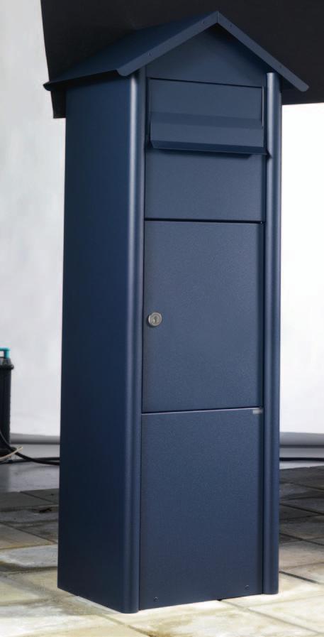The mailbox has been manufactured in a robust quality with attention to design and detail, such as the soft-close slot.