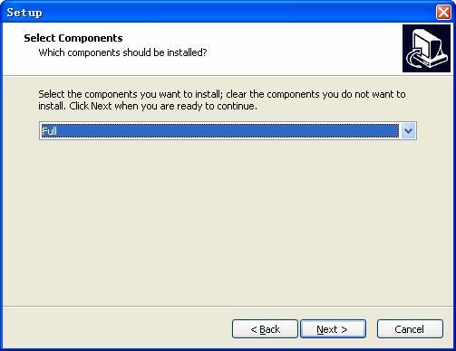 Access Control Software User Manual accept the agreement], and click [Next], enter the following interface. 4.