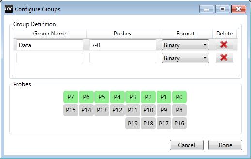 Locate the 'Groups' tab Click on 'Define Groups' Specify