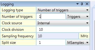 condition (and not capture length) Number of triggers: 1 We would like to detect the trigger condition one time.