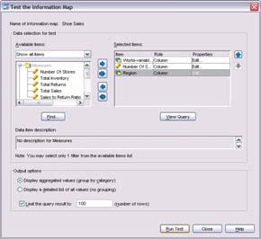 SAVE INFORMATION MAP Information maps need to be saved into SAS Metadata at a particular location to