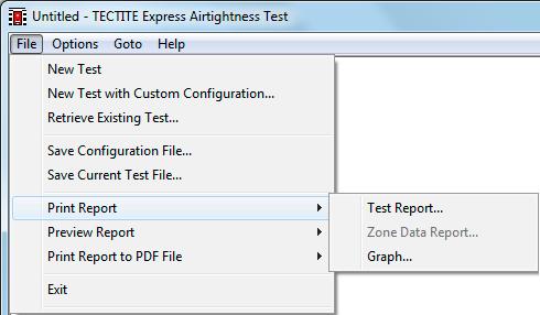 5 Creating a test report 5 Creating a test report The TECTITE Express program allows you to print, preview or create a PDF file for a set of preformatted reports including a Detailed Test Report and