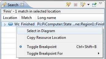 view lists them all Available in context menu of Project Explorer and some other