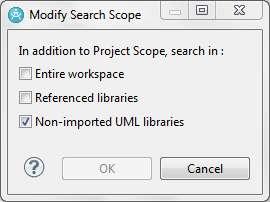 search scope Workspace preferences were removed Meaning of