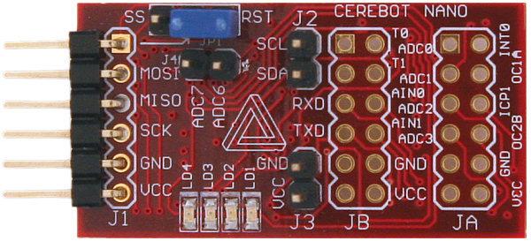 The board s small size allows it to be used as either a peripheral that can be plugged directly into other Digilent boards or as a tiny stand-alone embedded control board.
