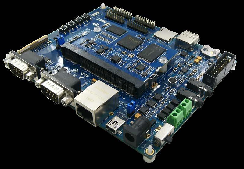 MYD-JA5D2X Development Board MYC-JA5D2X CPU Module as Controller Board 500MHz Atmel SAMA5D26/27 ARM Cortex-A5 Processor 256MB DDR3 SDRAM, 256MB Nand Flash, 4MB Data FLASH, 64KB EEPROM Serial ports,